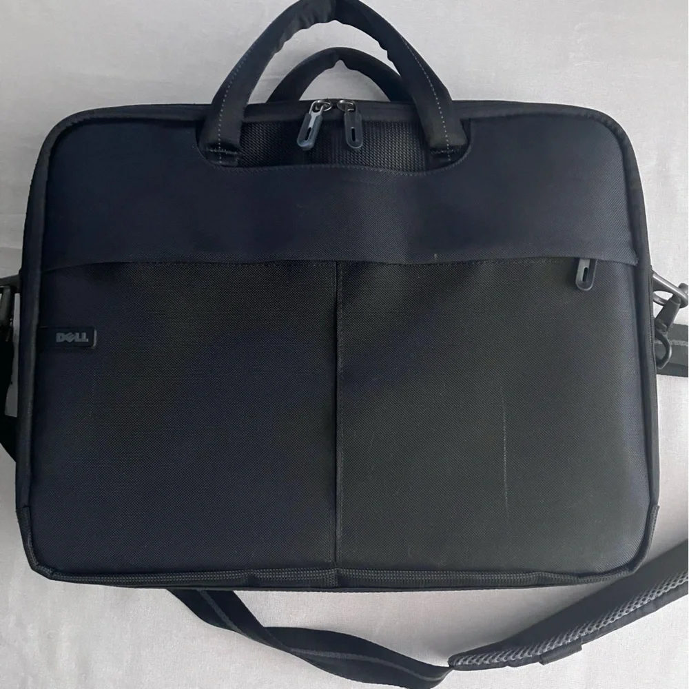 Dell Laptop Bag Briefcase with Shoulder Strap Black Sturdy Professional …